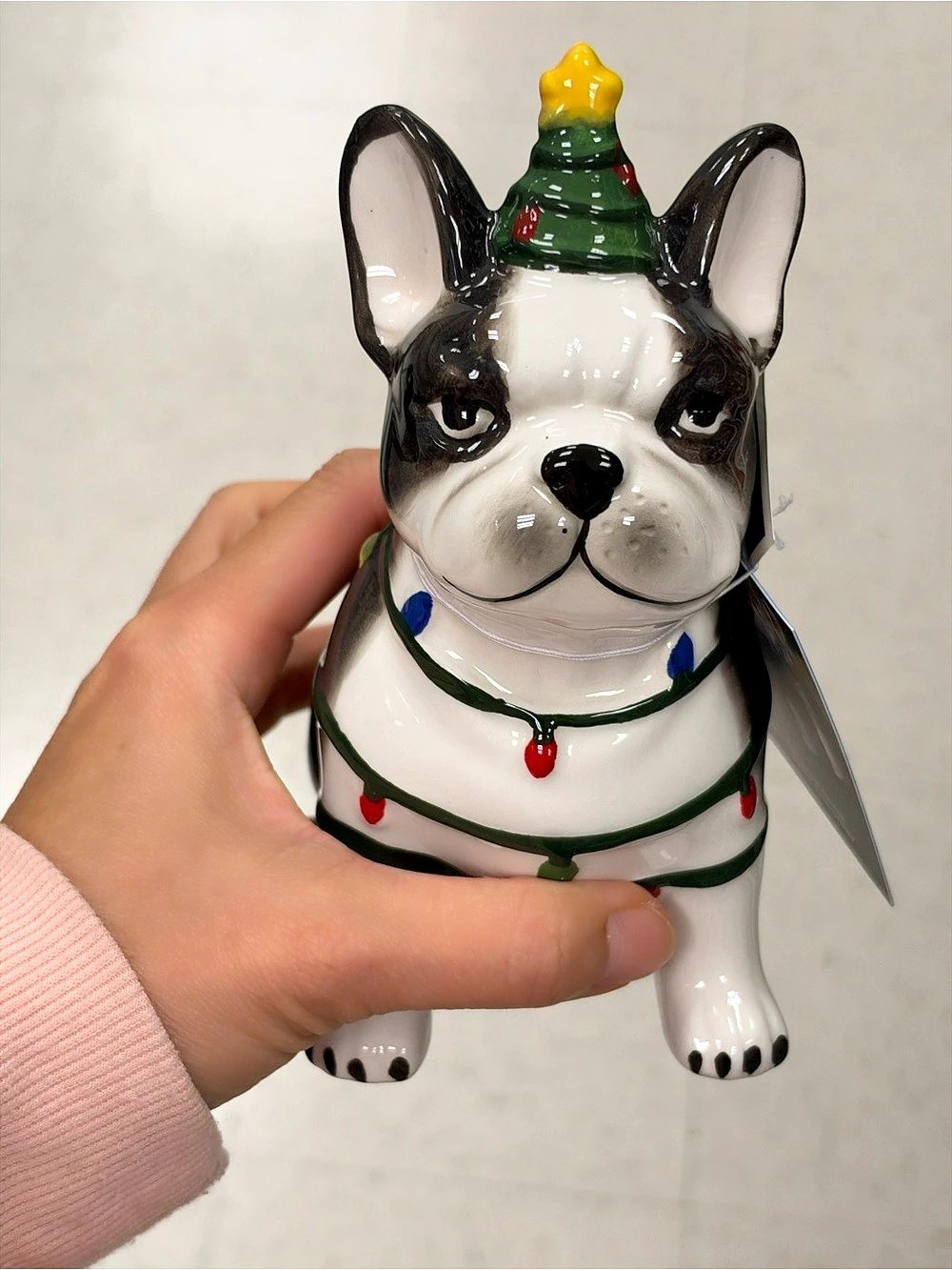 Christmas Dog Figurine Decor